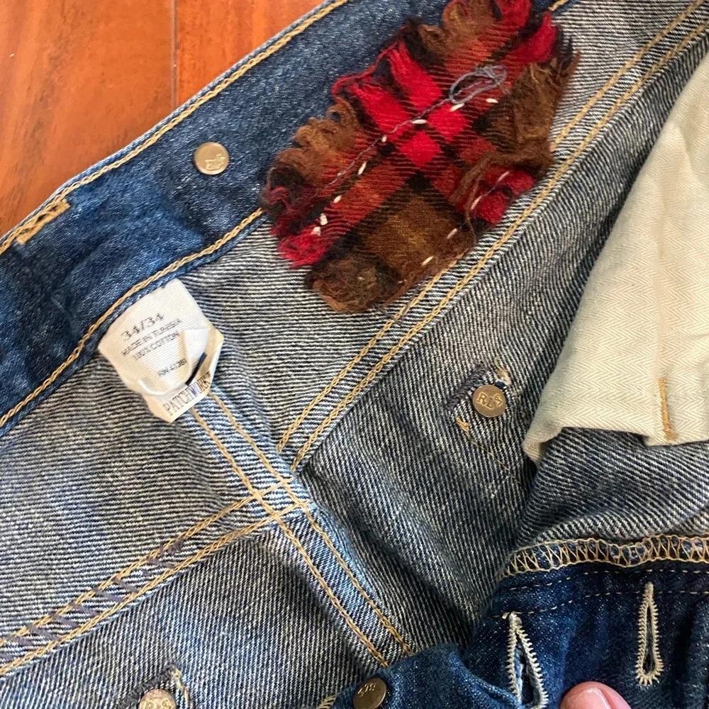 RALPH LAUREN PATCHWORK JEANS - Picture 8 of 16
